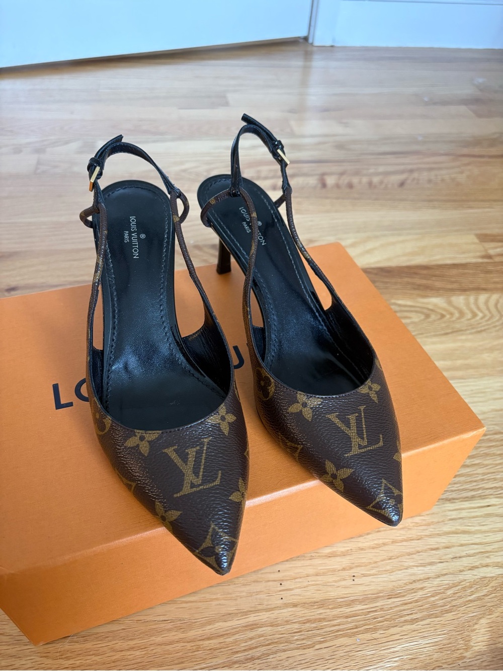 Louis Vuitton Slingback Heels - Picture 3 of 6